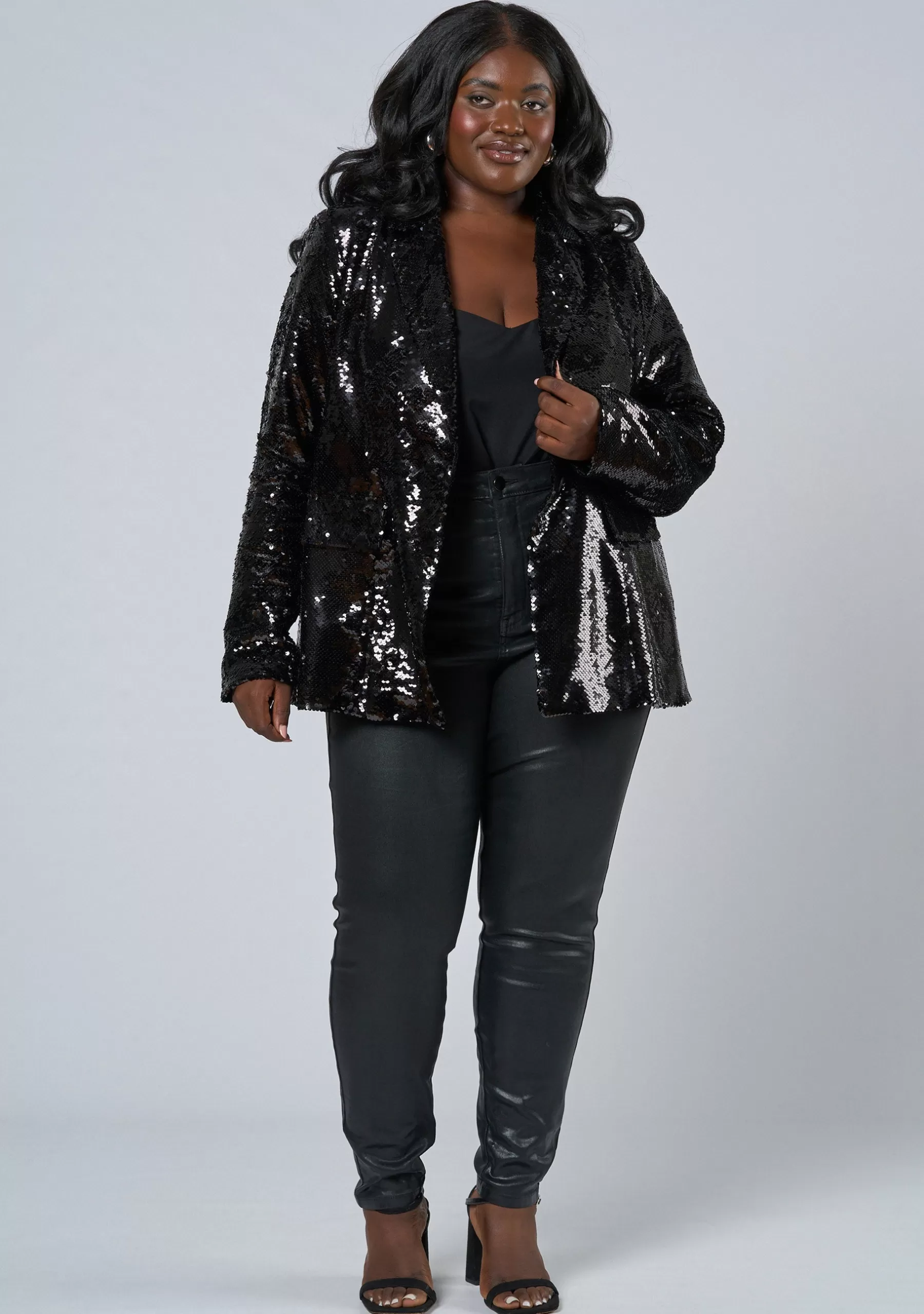 Curve Project Blazers | Jackets & Coats>All That Glitters Sequin Blazer