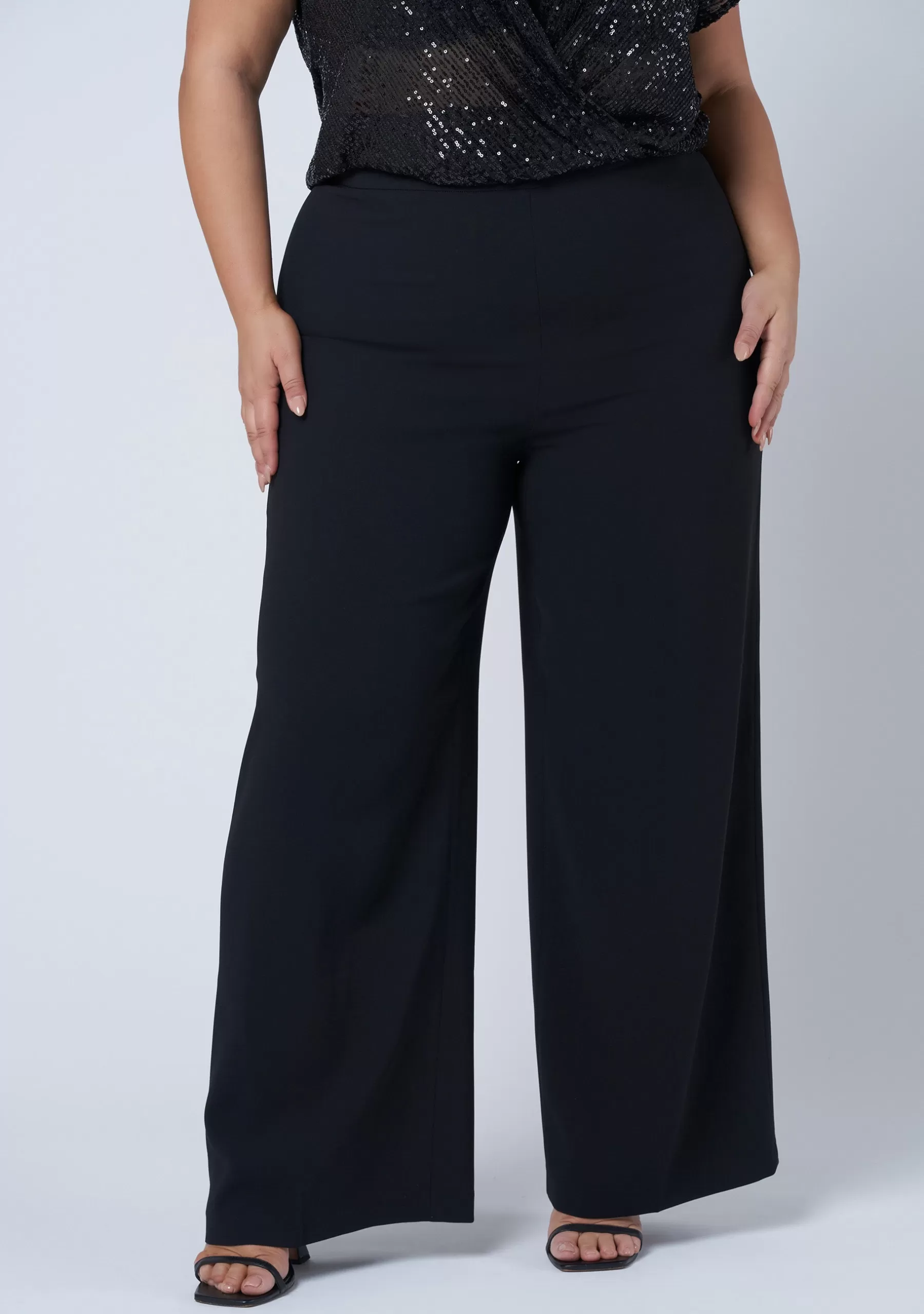 Curve Project Pants>Arina Wide Leg Pants