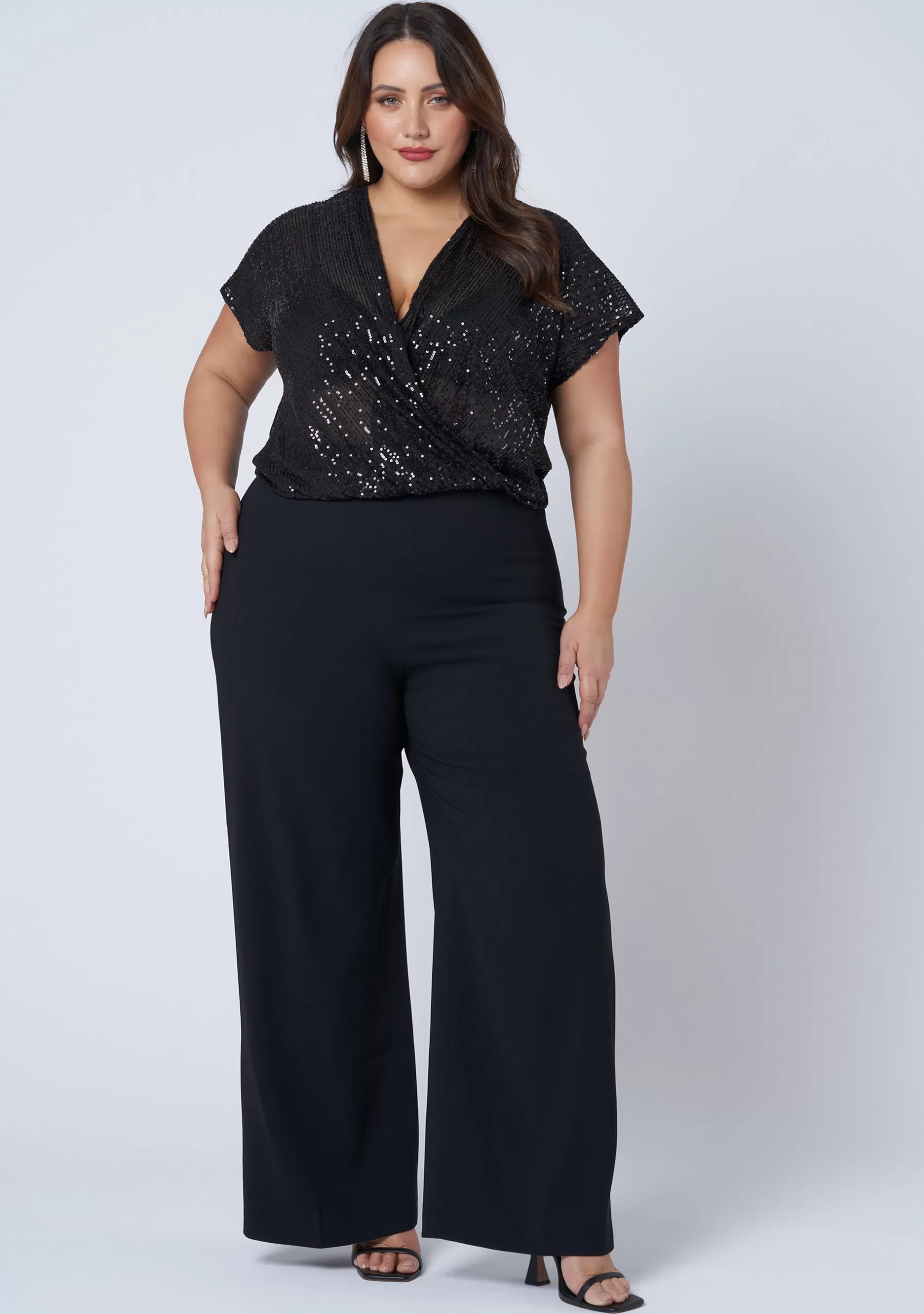 Curve Project Pants>Arina Wide Leg Pants