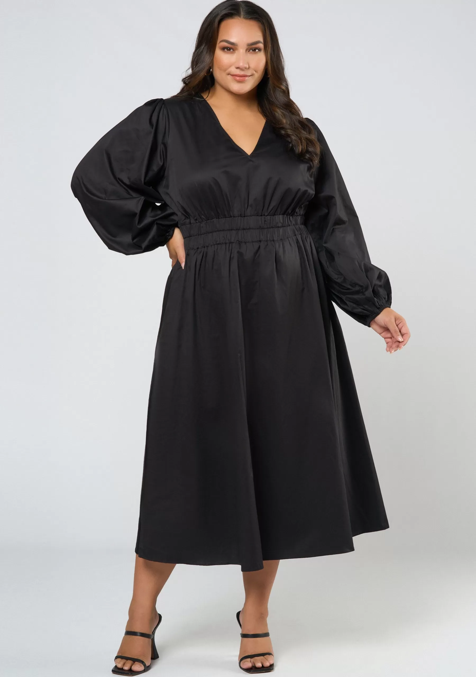 Curve Project Black Dresses | Midi Dresses>Bailey Midi Dress