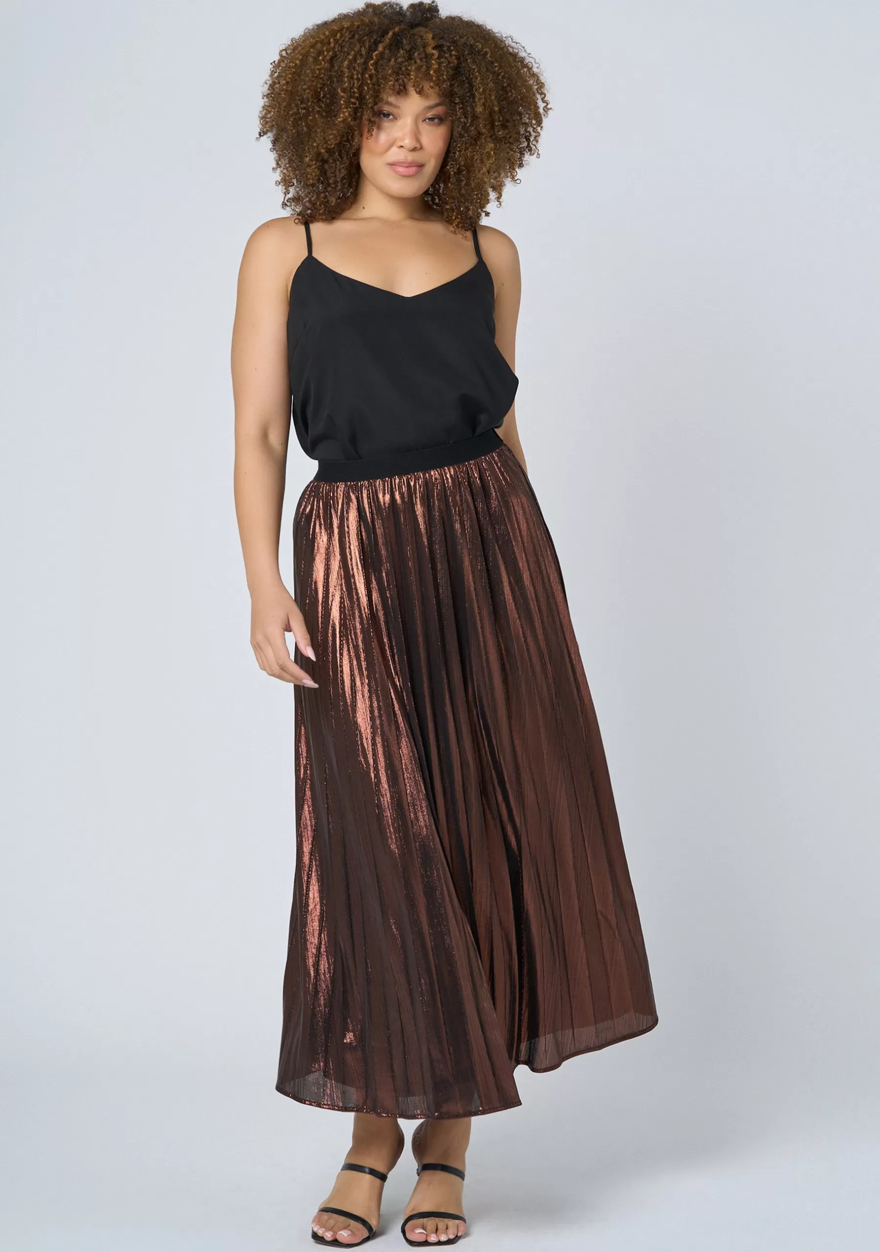 Curve Project Maxi Skirts>Berlin Maiden Pleated Maxi Skirt