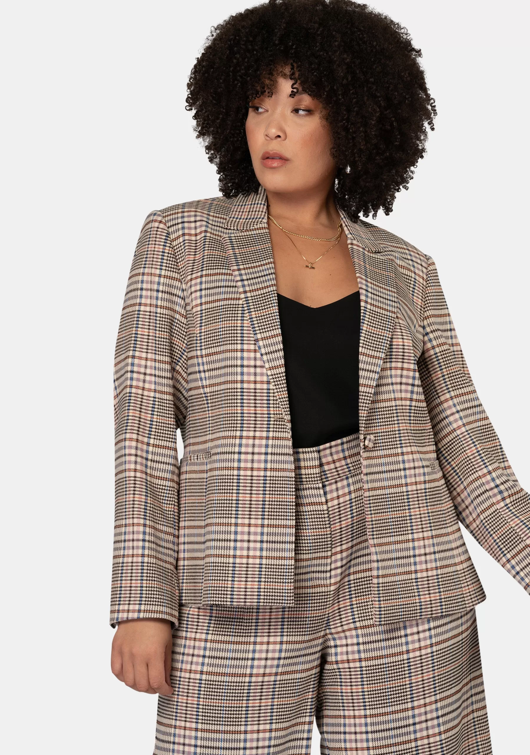 Curve Project Blazers | Jackets & Coats>Brooklyn Check Blazer