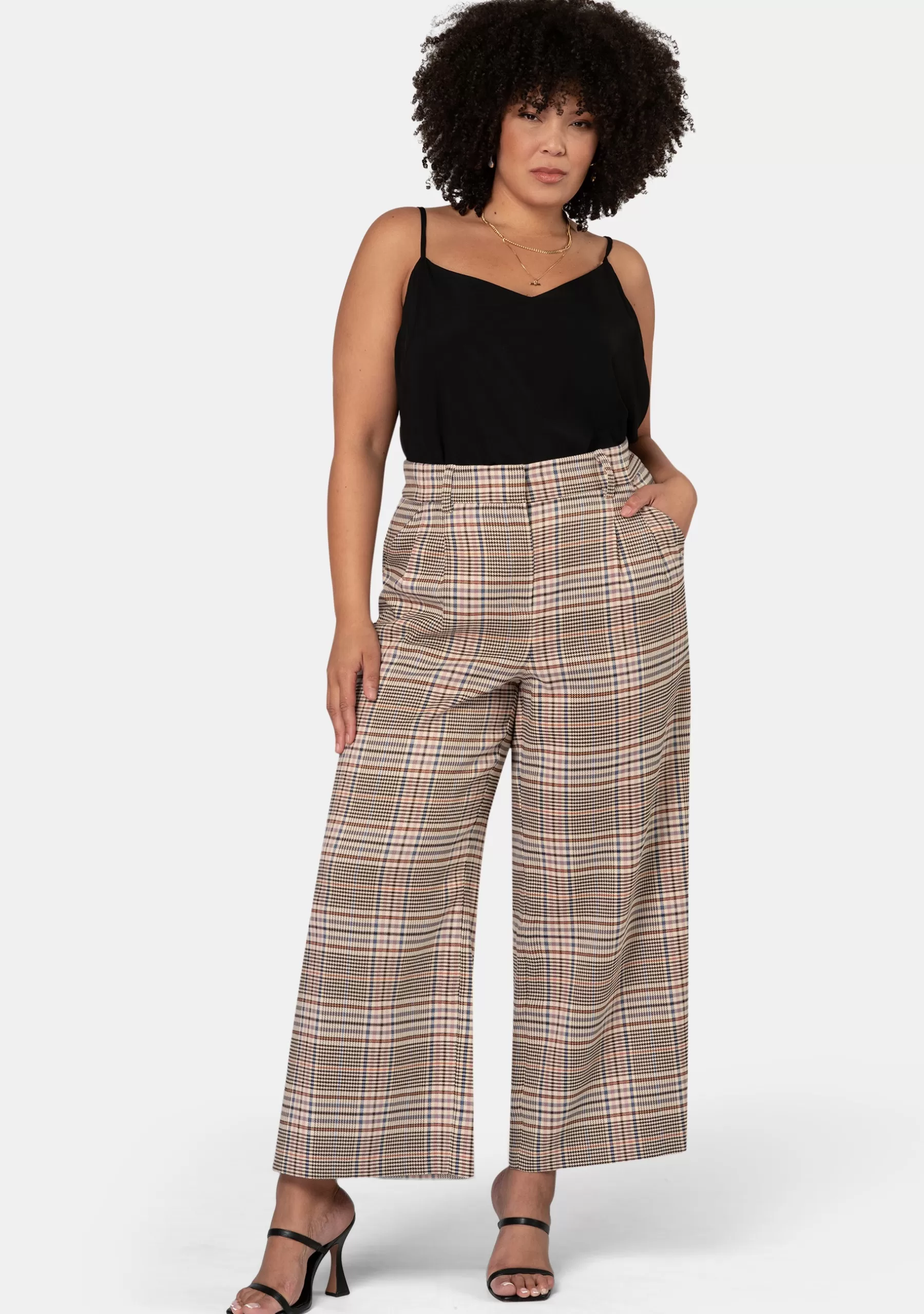 Curve Project Pants>Brooklyn Check Pant