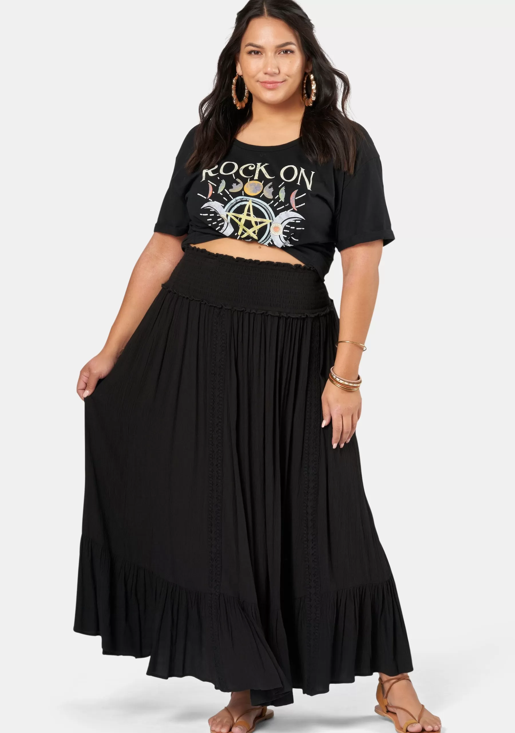 Curve Project Maxi Skirts>Cloud Nine Maxi Skirt