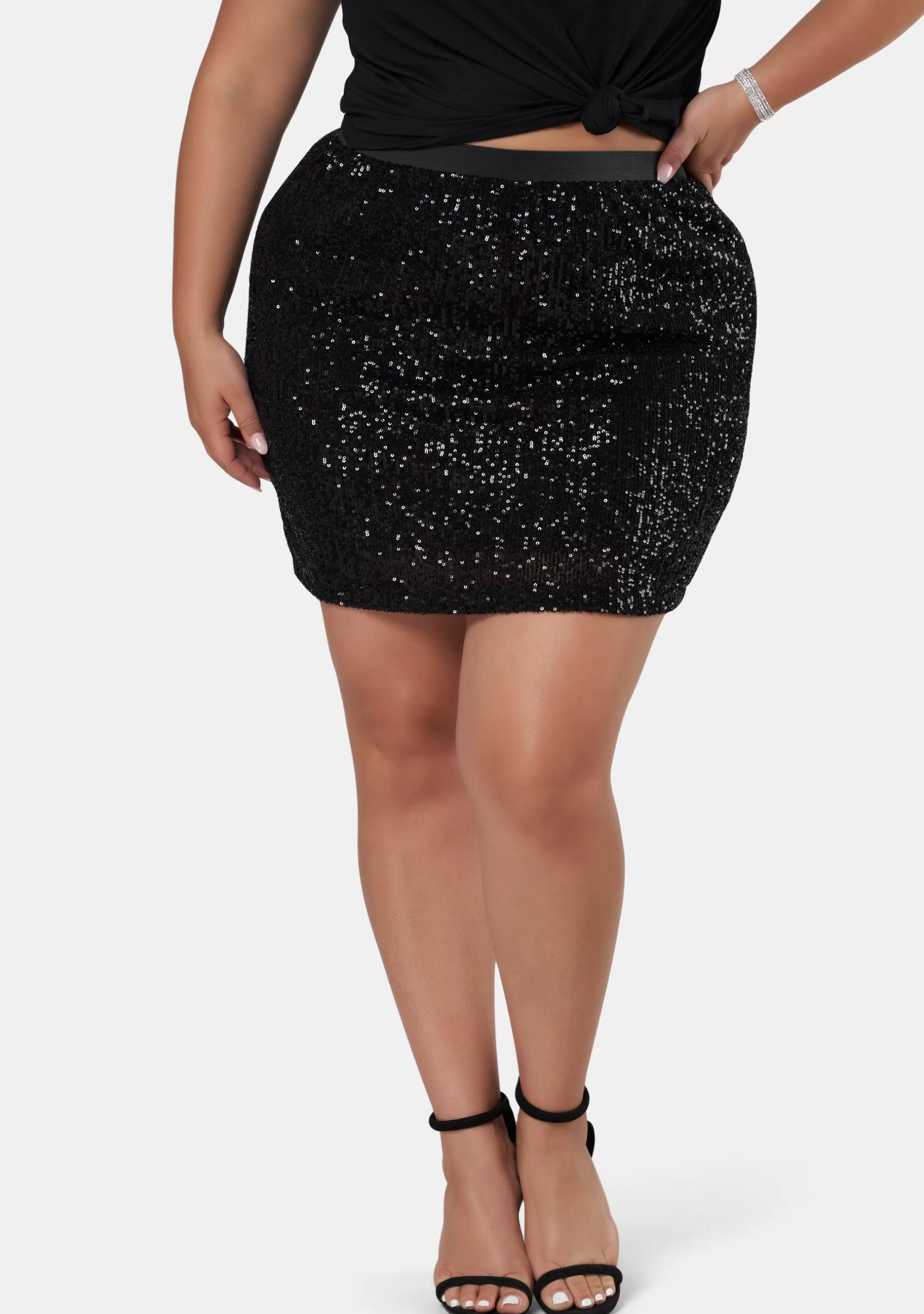 Curve Project Mini Skirts>Courting Controversy Sequin Skirt