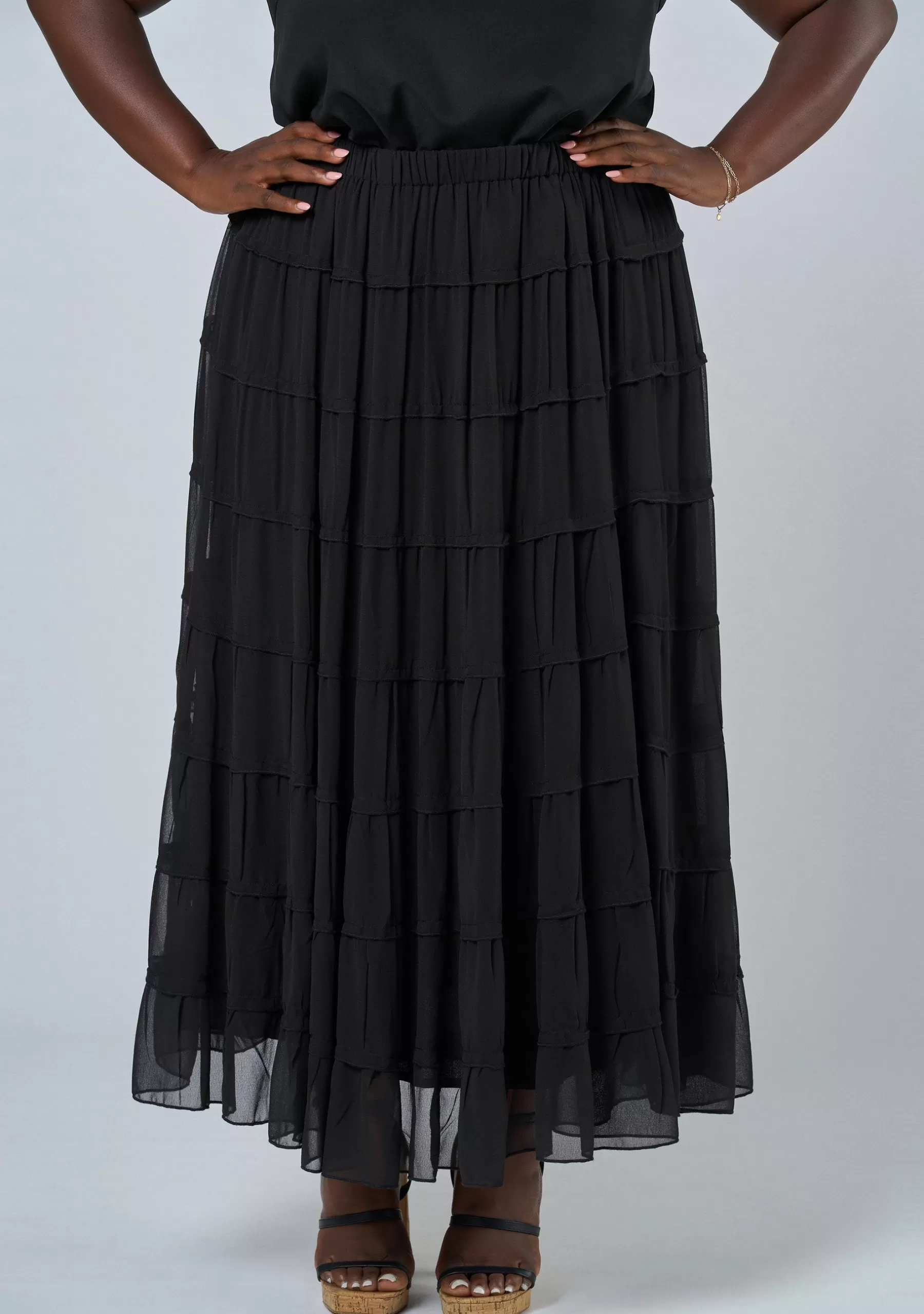 Curve Project Maxi Skirts>Dreamy Days Maxi Skirt