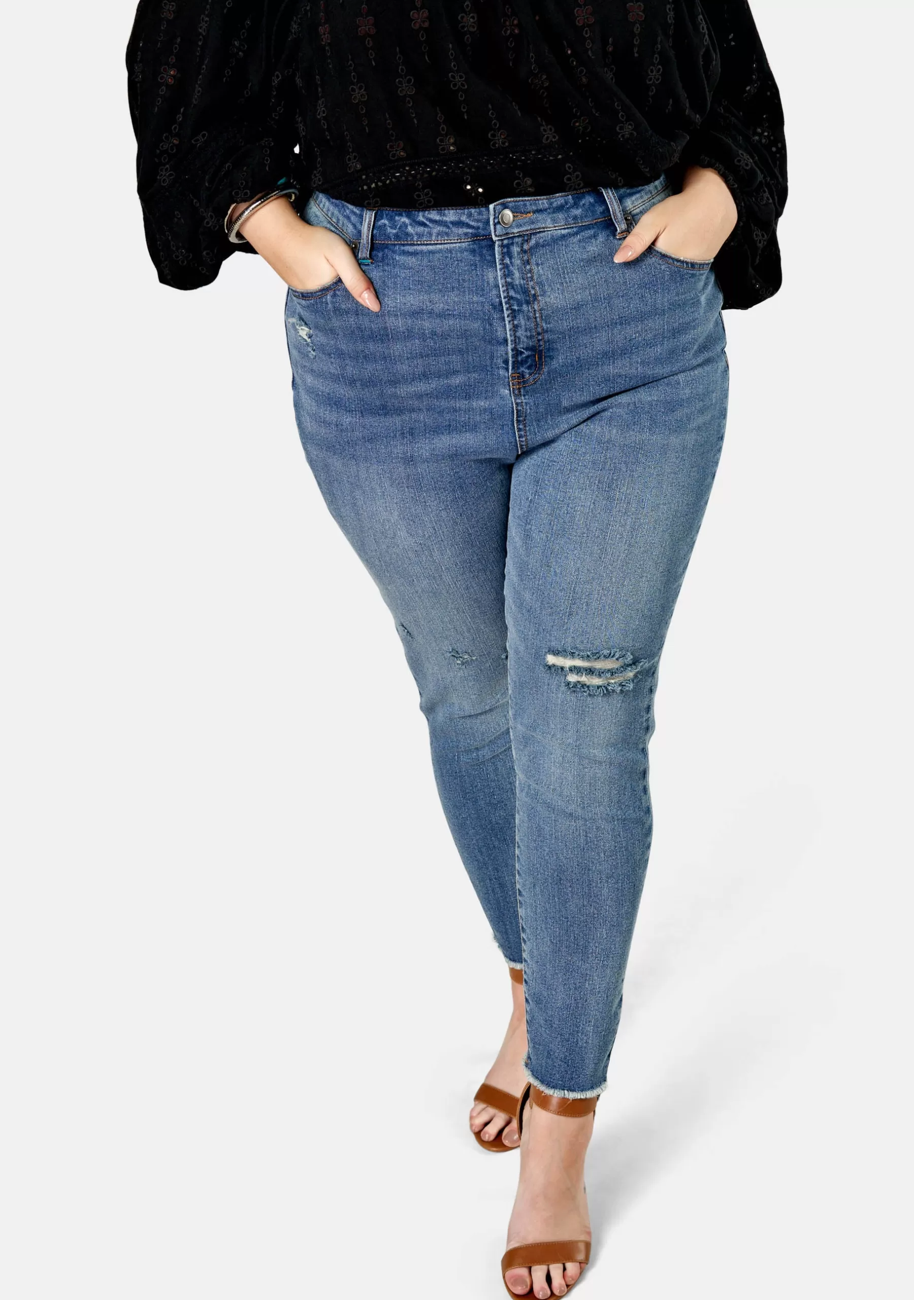 Curve Project Denim | Jeans>Earth Laughs Skinny Jean