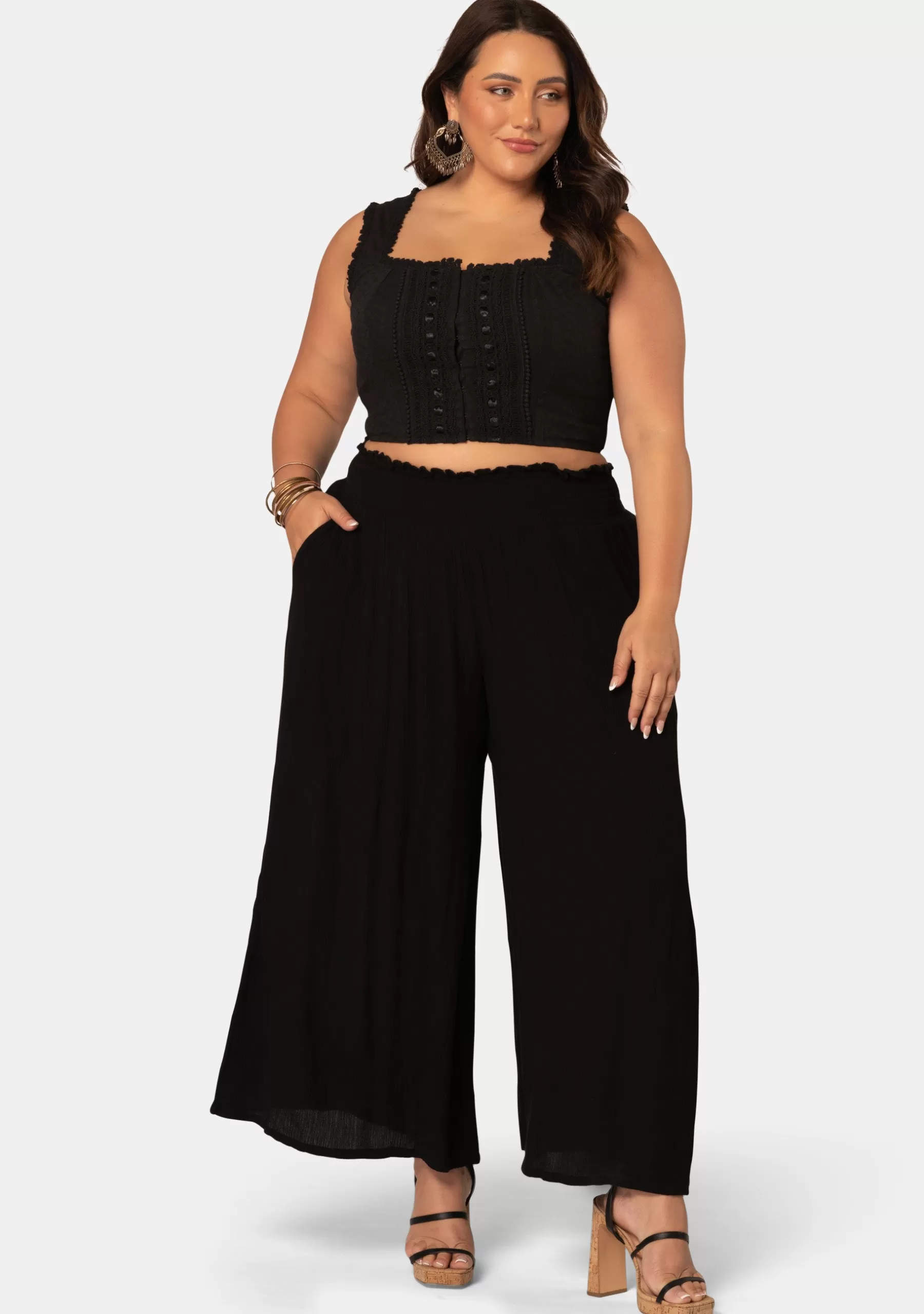 Curve Project Pants>Fiji Wide Leg Pants