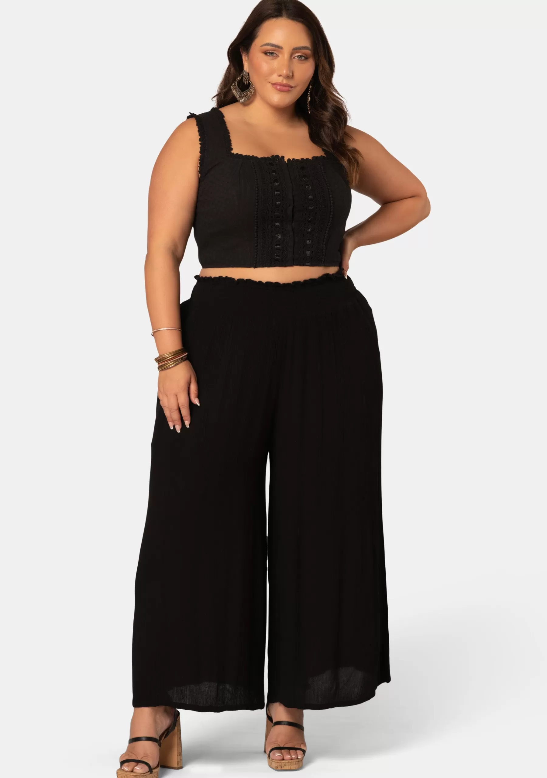 Curve Project Pants>Fiji Wide Leg Pants