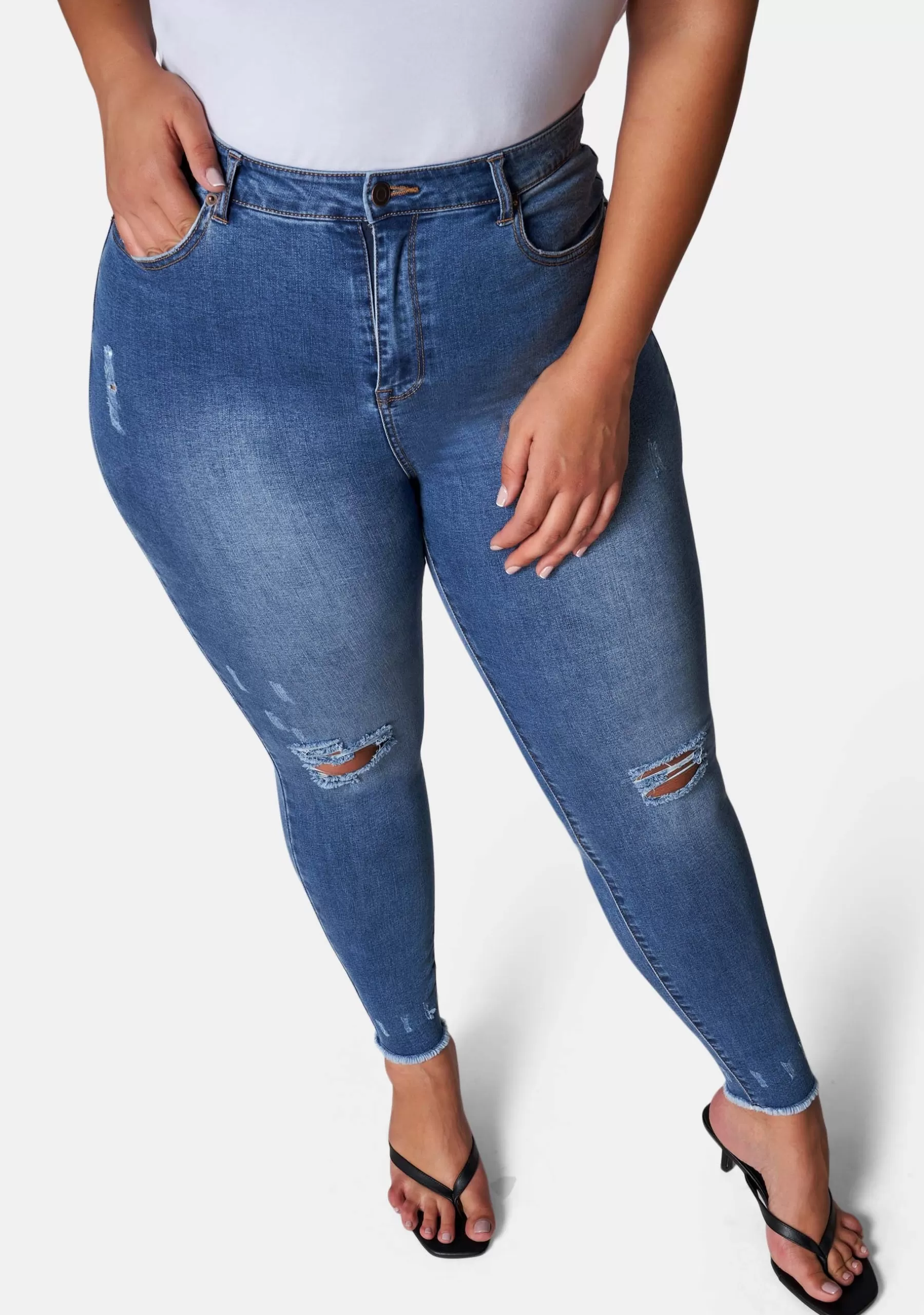 Curve Project Denim | Jeans>Gimme No Lip Skinny Jeans