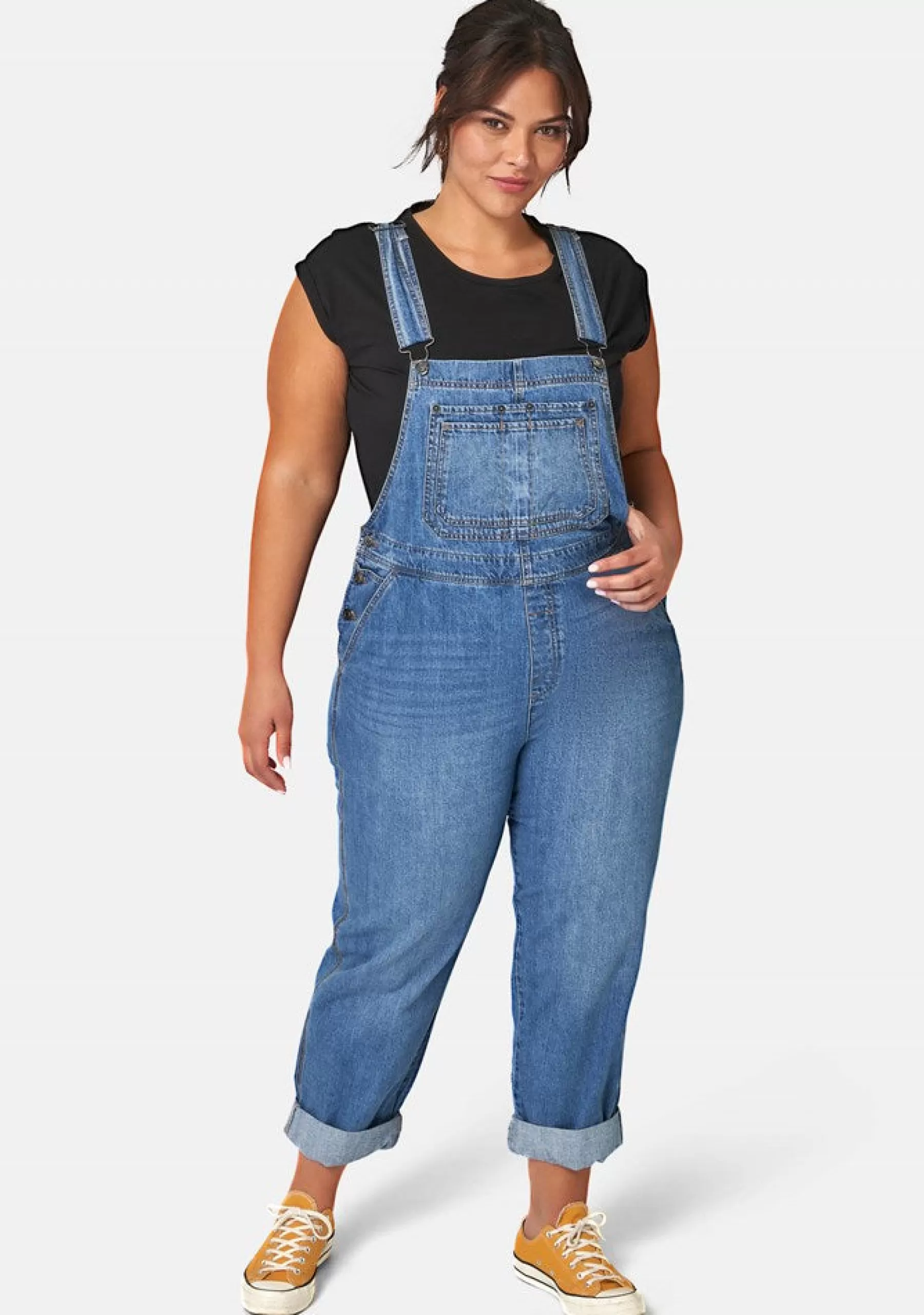 Curve Project Denim | Overalls>Hailey Denim Overalls