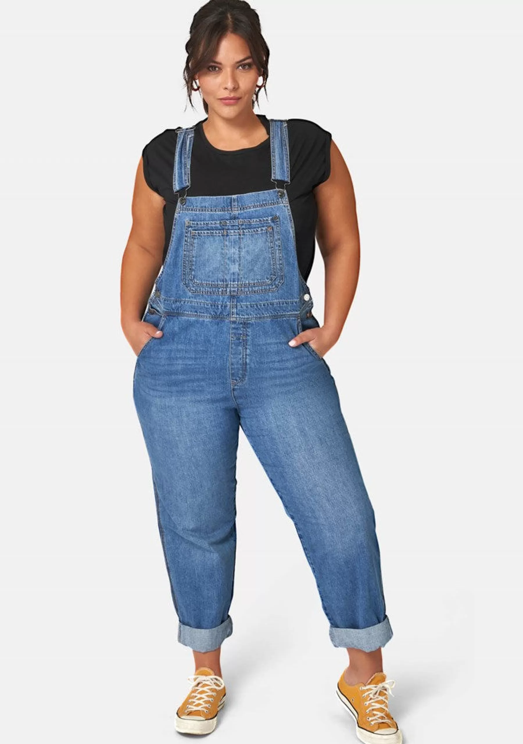 Curve Project Denim | Overalls>Hailey Denim Overalls