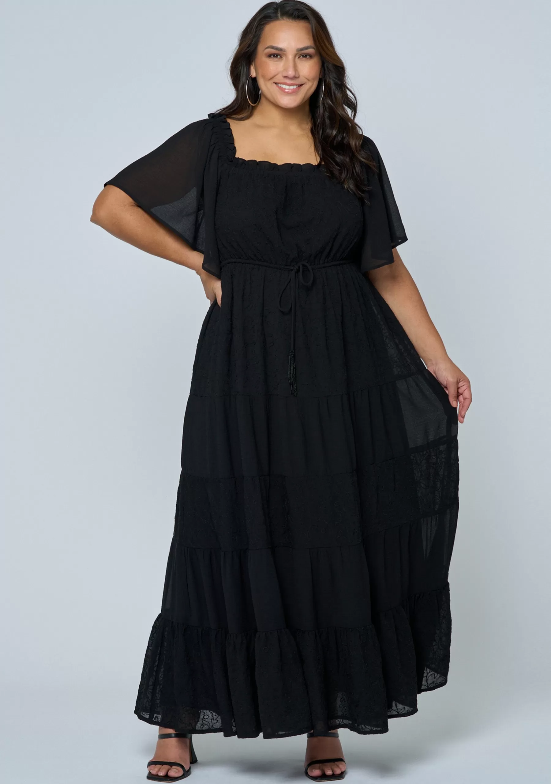 Curve Project Black Dresses | Maxi Dresses>High Voltage Maxi Dress
