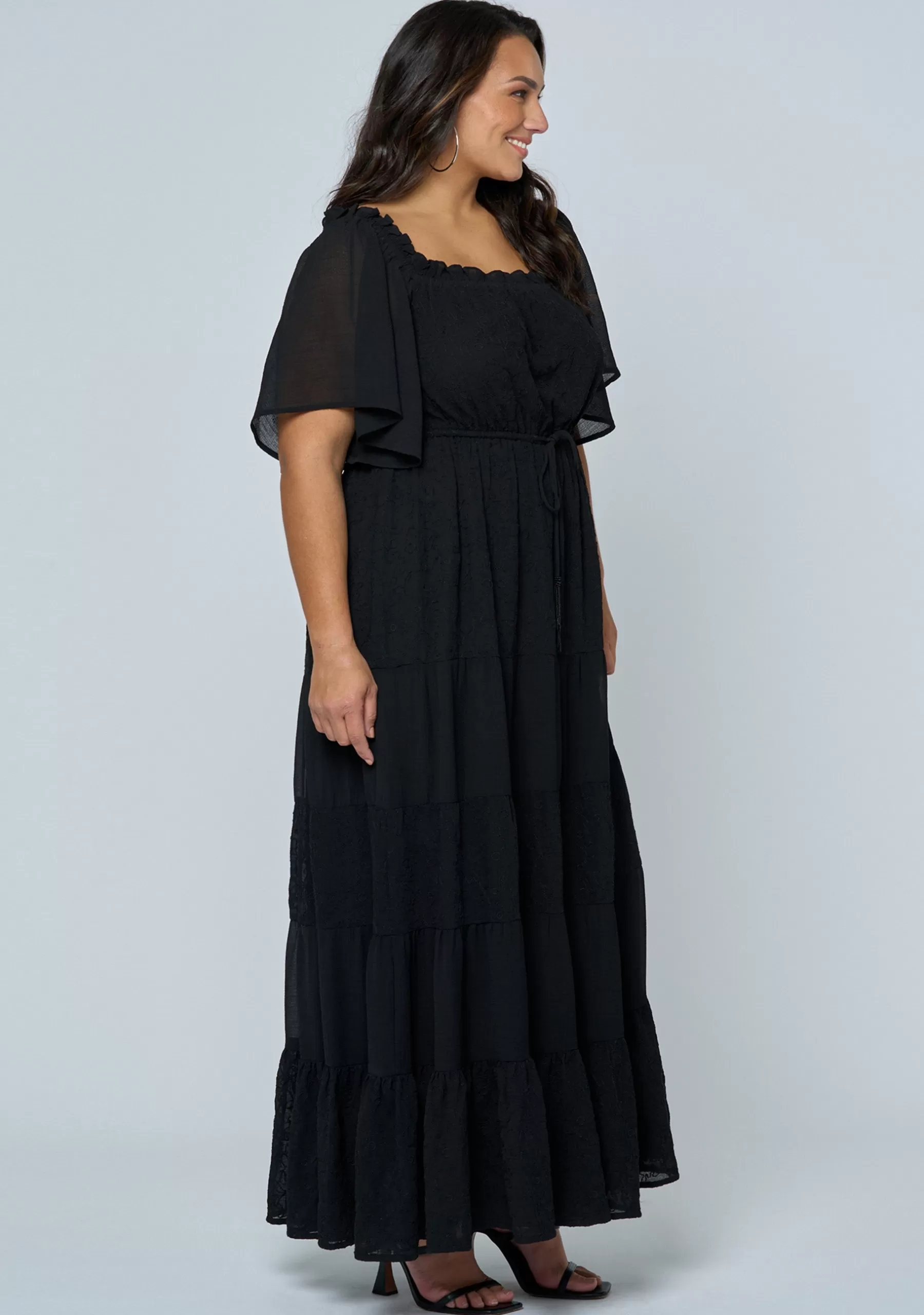 Curve Project Black Dresses | Maxi Dresses>High Voltage Maxi Dress
