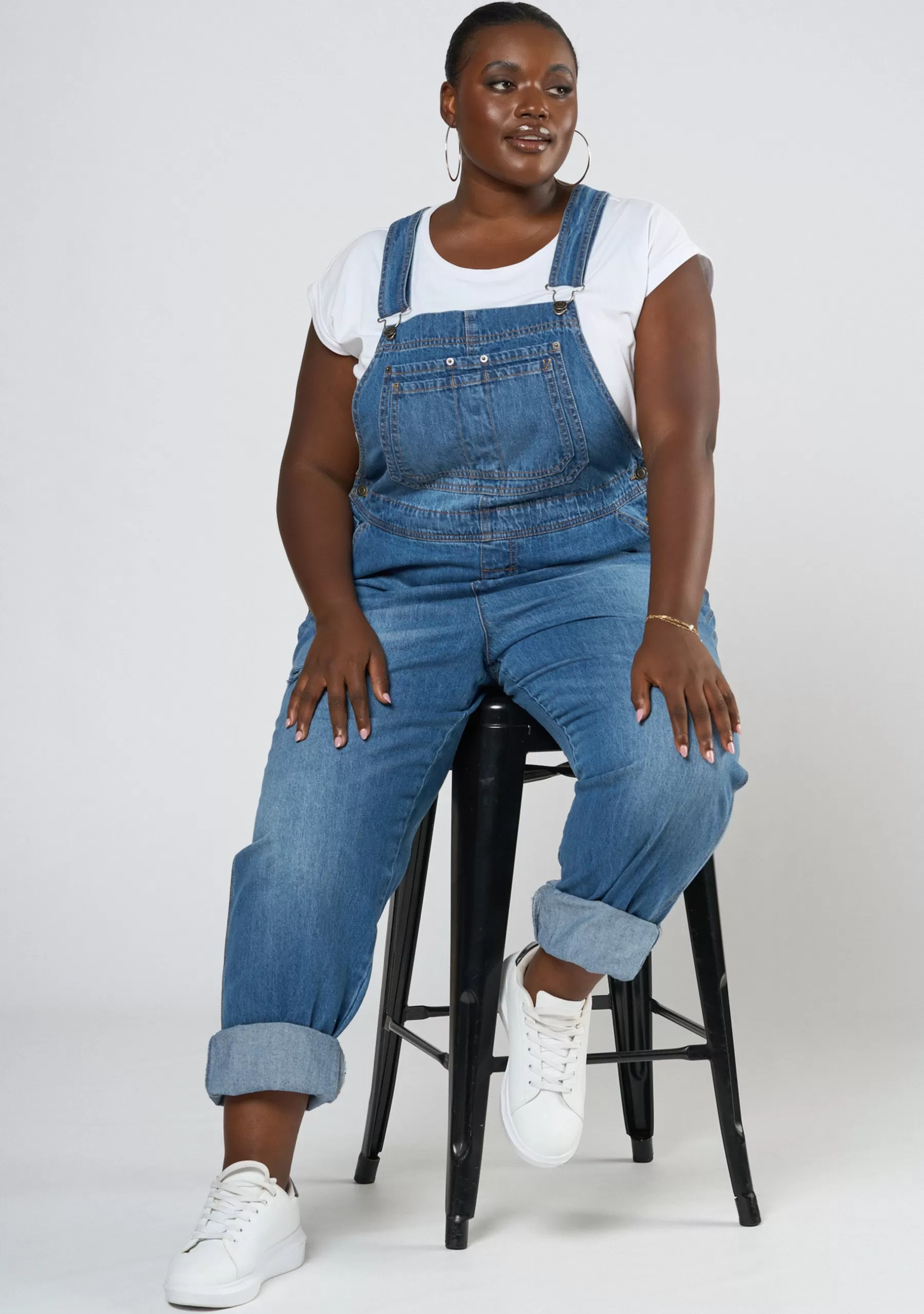 Curve Project Denim | Overalls>Jamie Denim Overalls