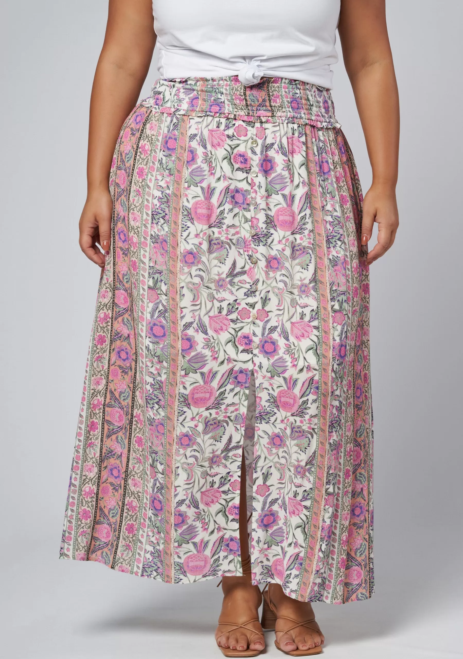 Curve Project Maxi Skirts>Love Spice Maxi Skirt