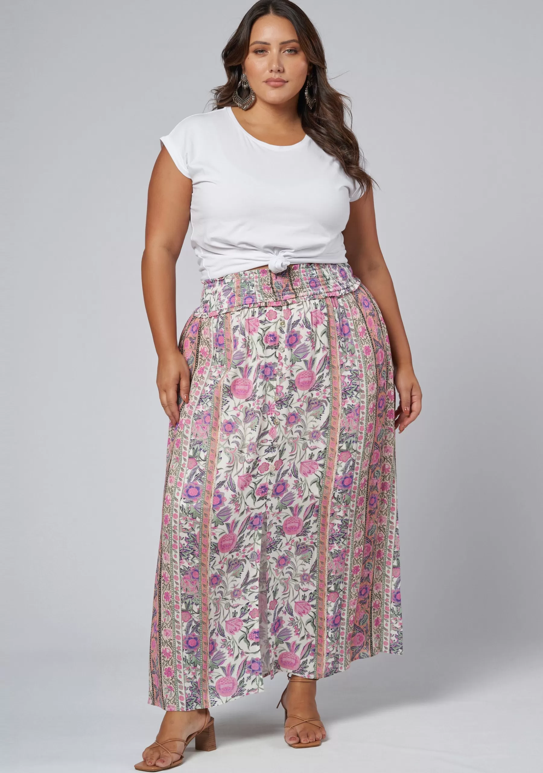 Curve Project Maxi Skirts>Love Spice Maxi Skirt