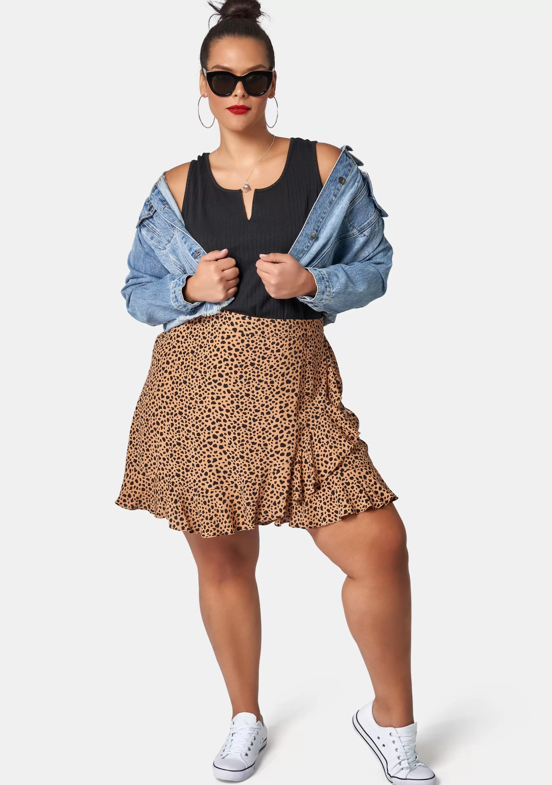 Curve Project Mini Skirts>Maze Skirt