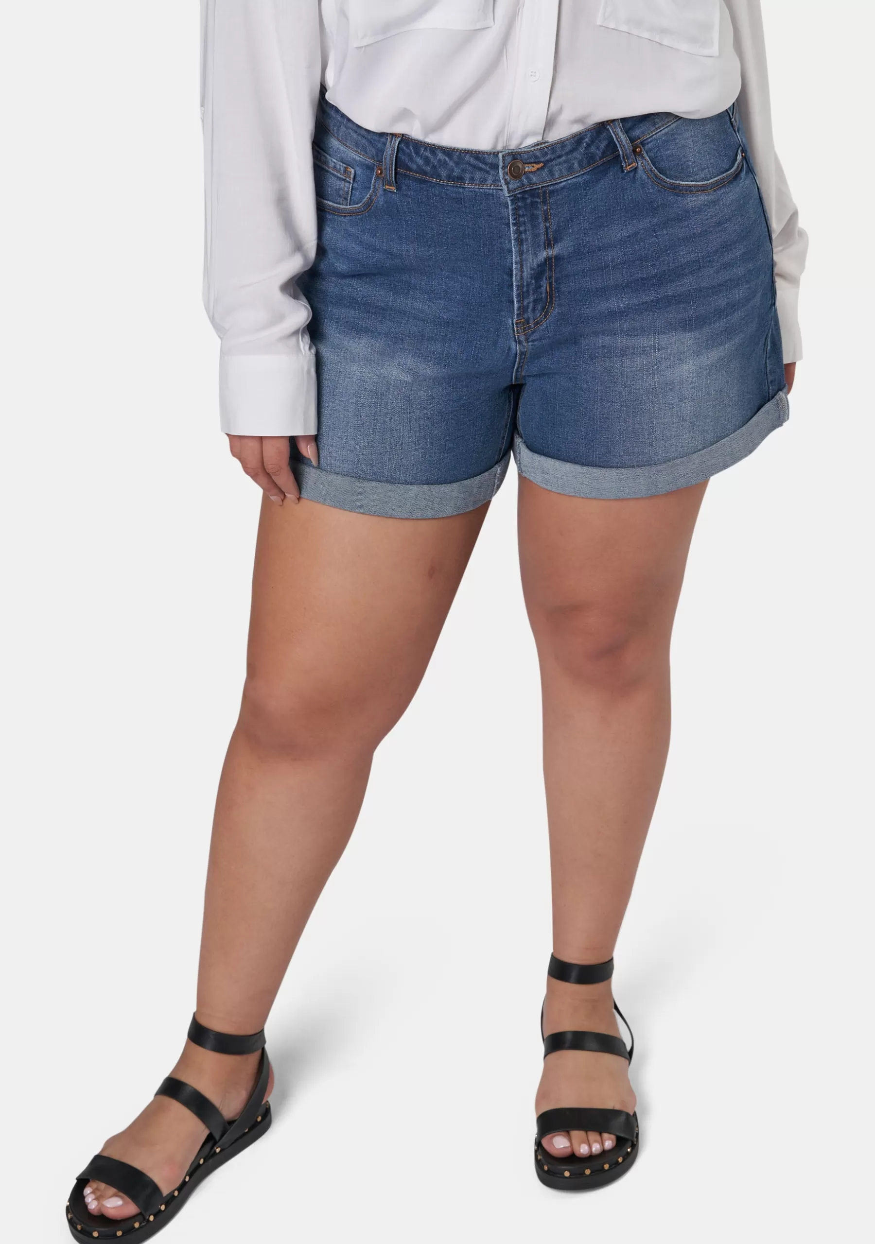 Curve Project Denim | Shorts>Molly Boyfriend Short