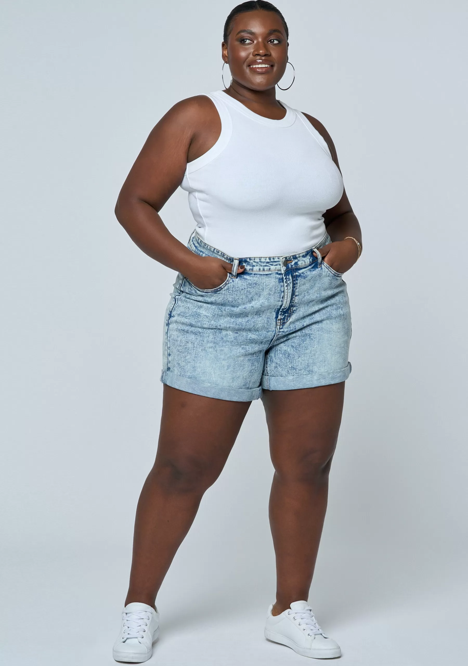 Curve Project Denim | Shorts>Molly Boyfriend Short