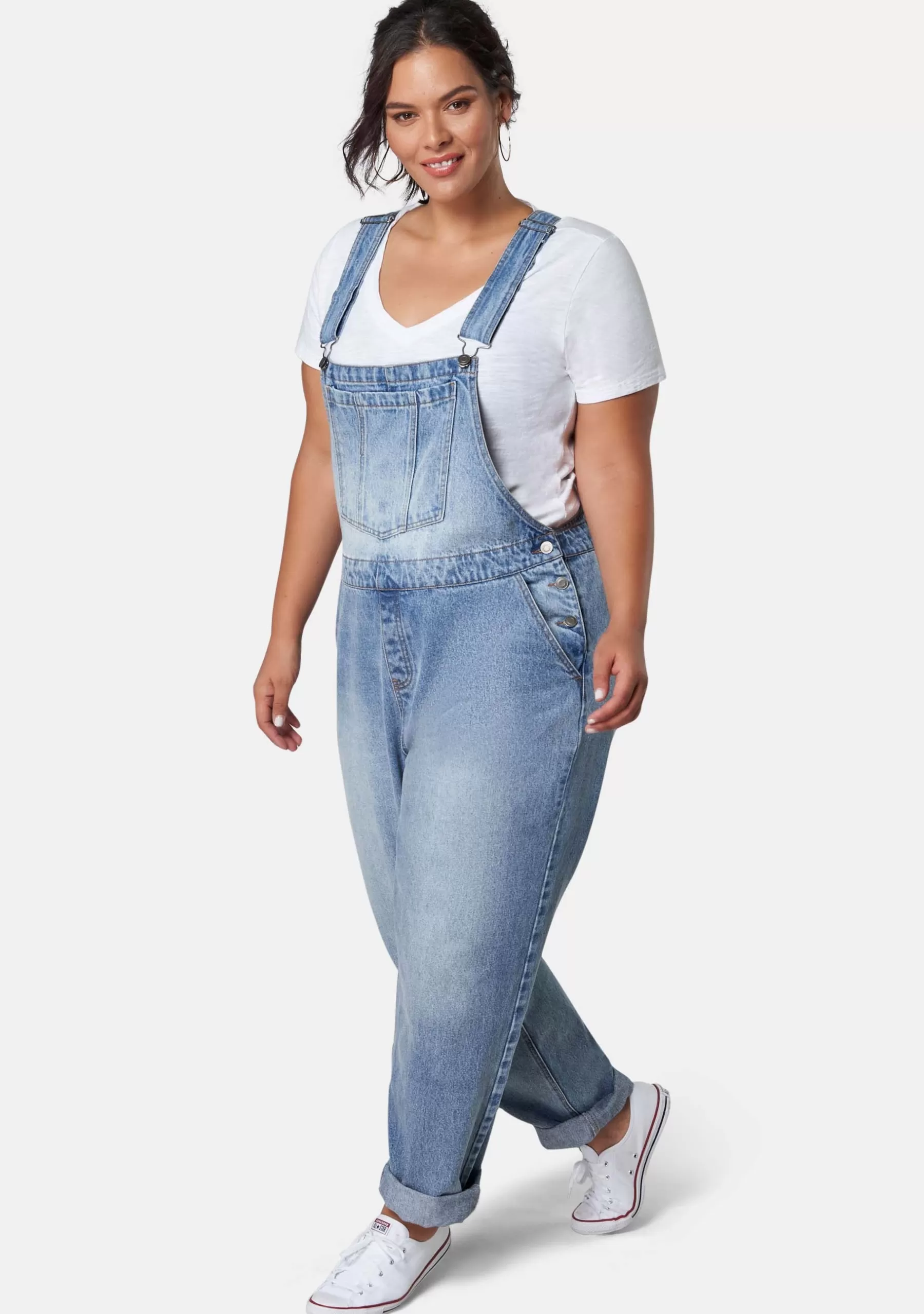 Curve Project Denim | Overalls>Odelia Overalls