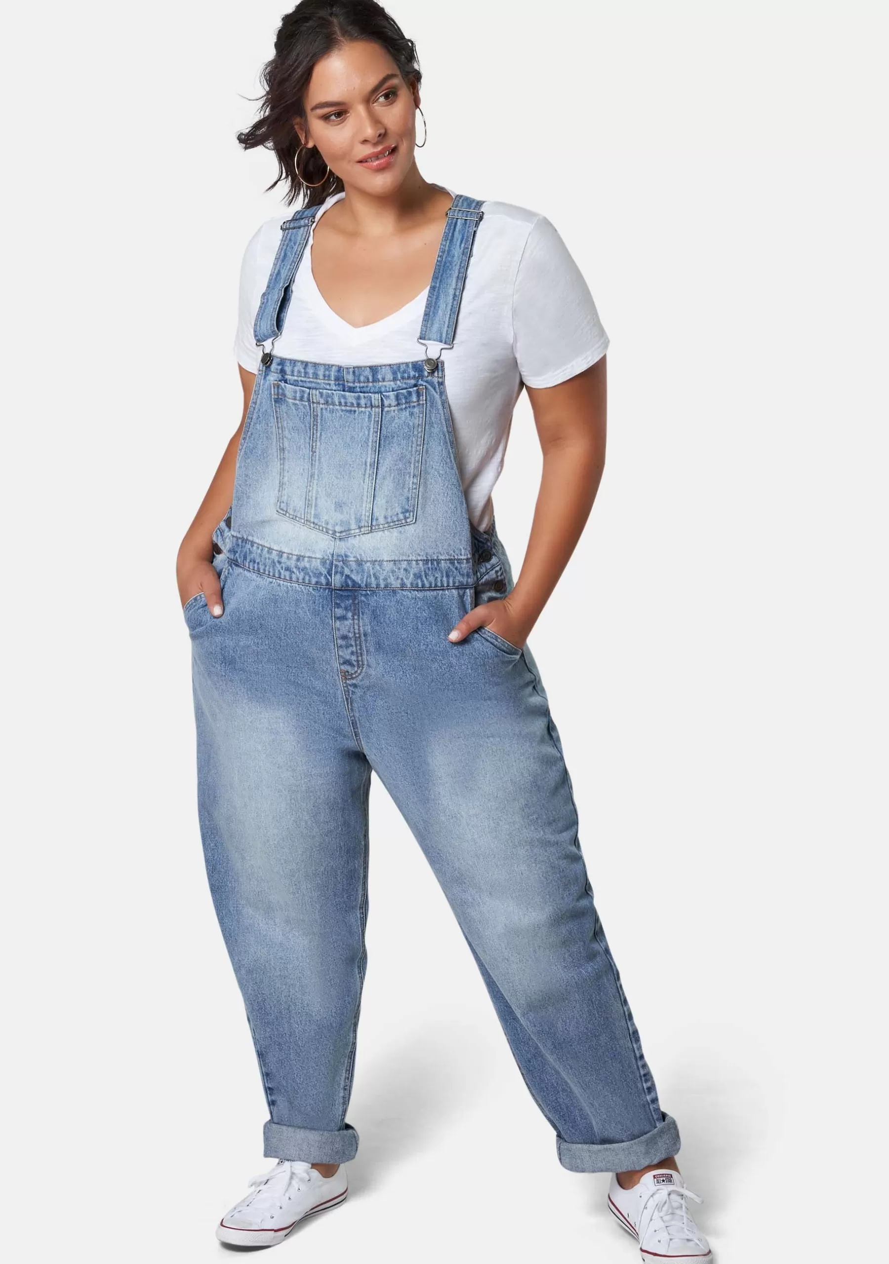 Curve Project Denim | Overalls>Odelia Overalls