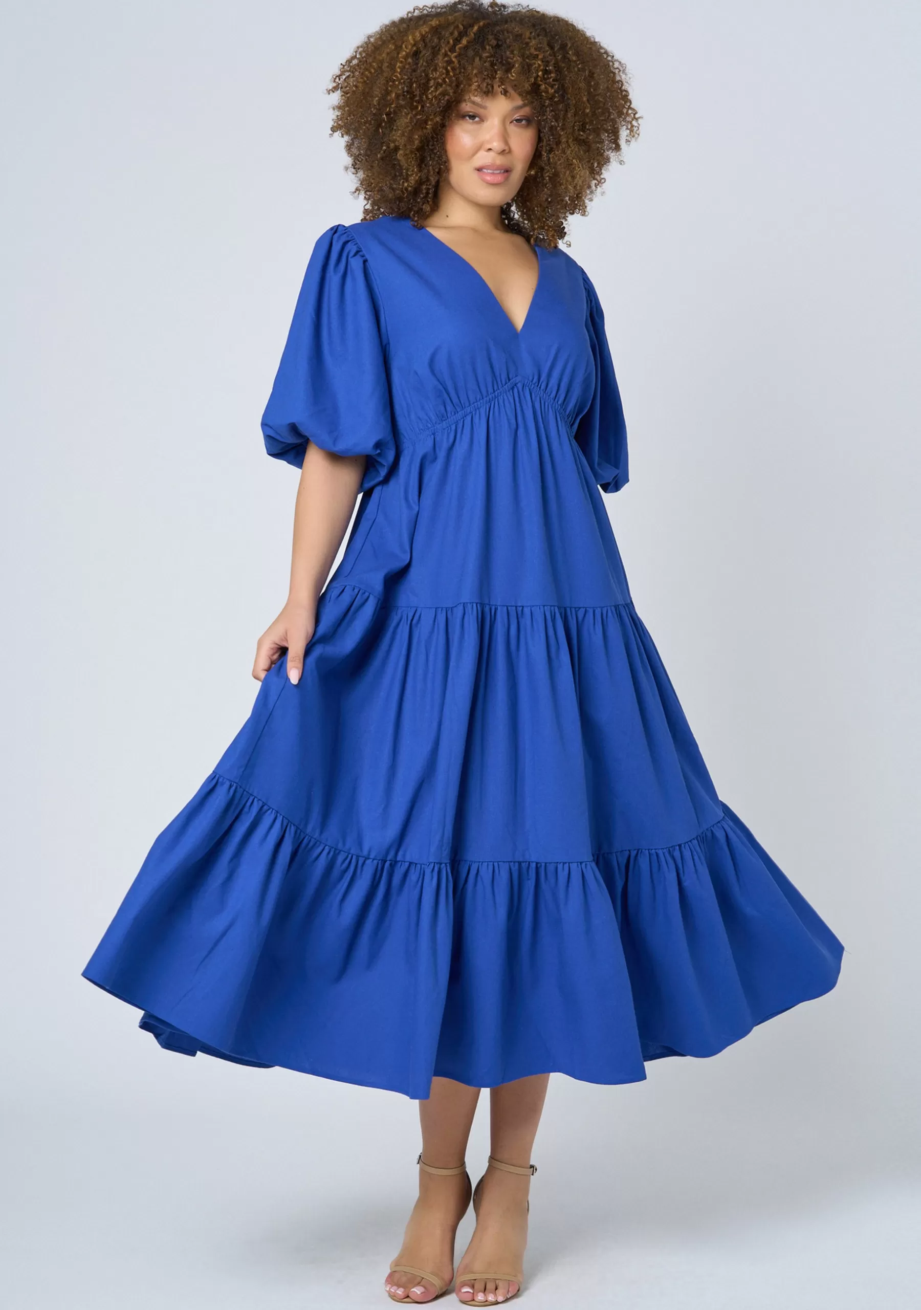 Curve Project Midi Dresses>Only Girl Midi Dress