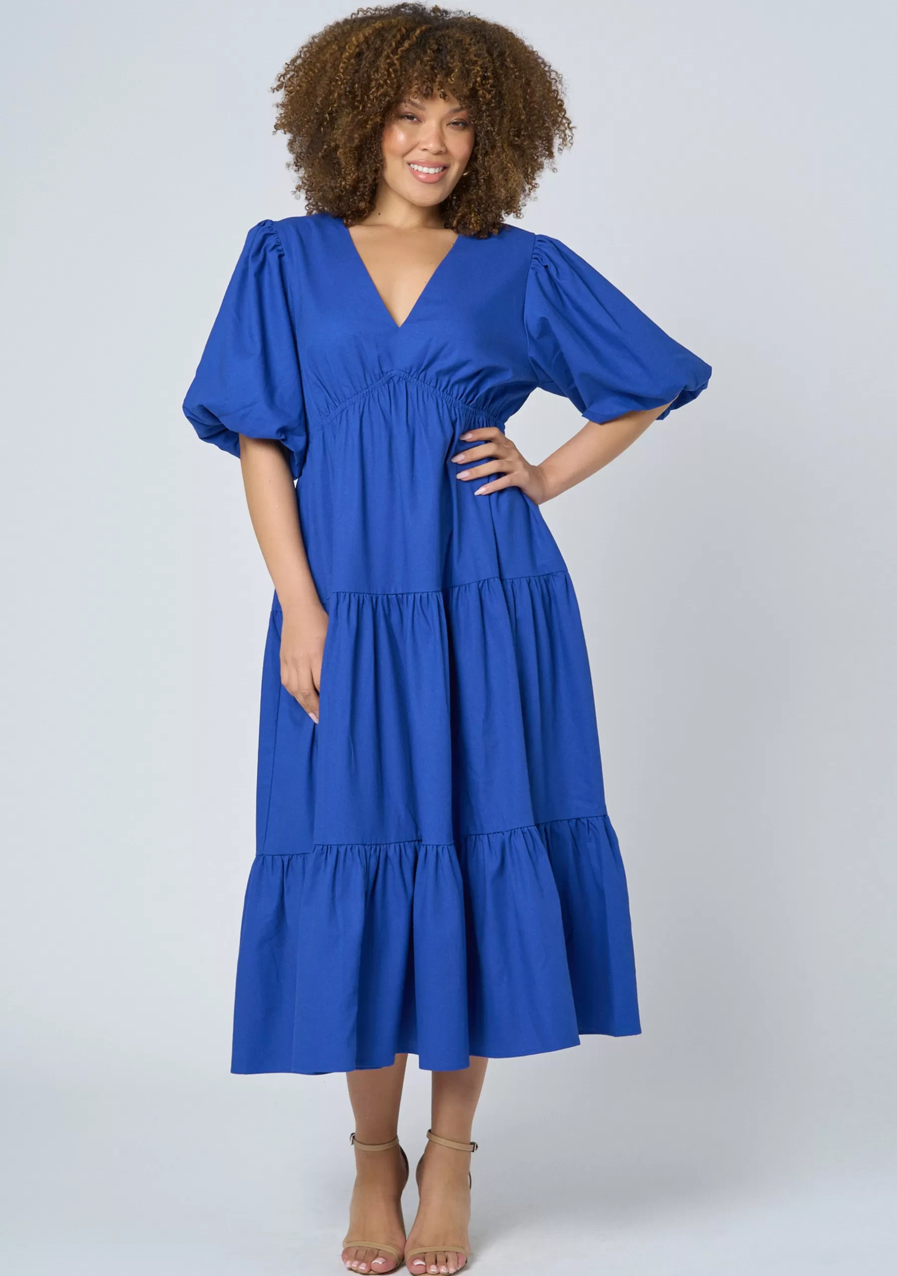 Curve Project Midi Dresses>Only Girl Midi Dress