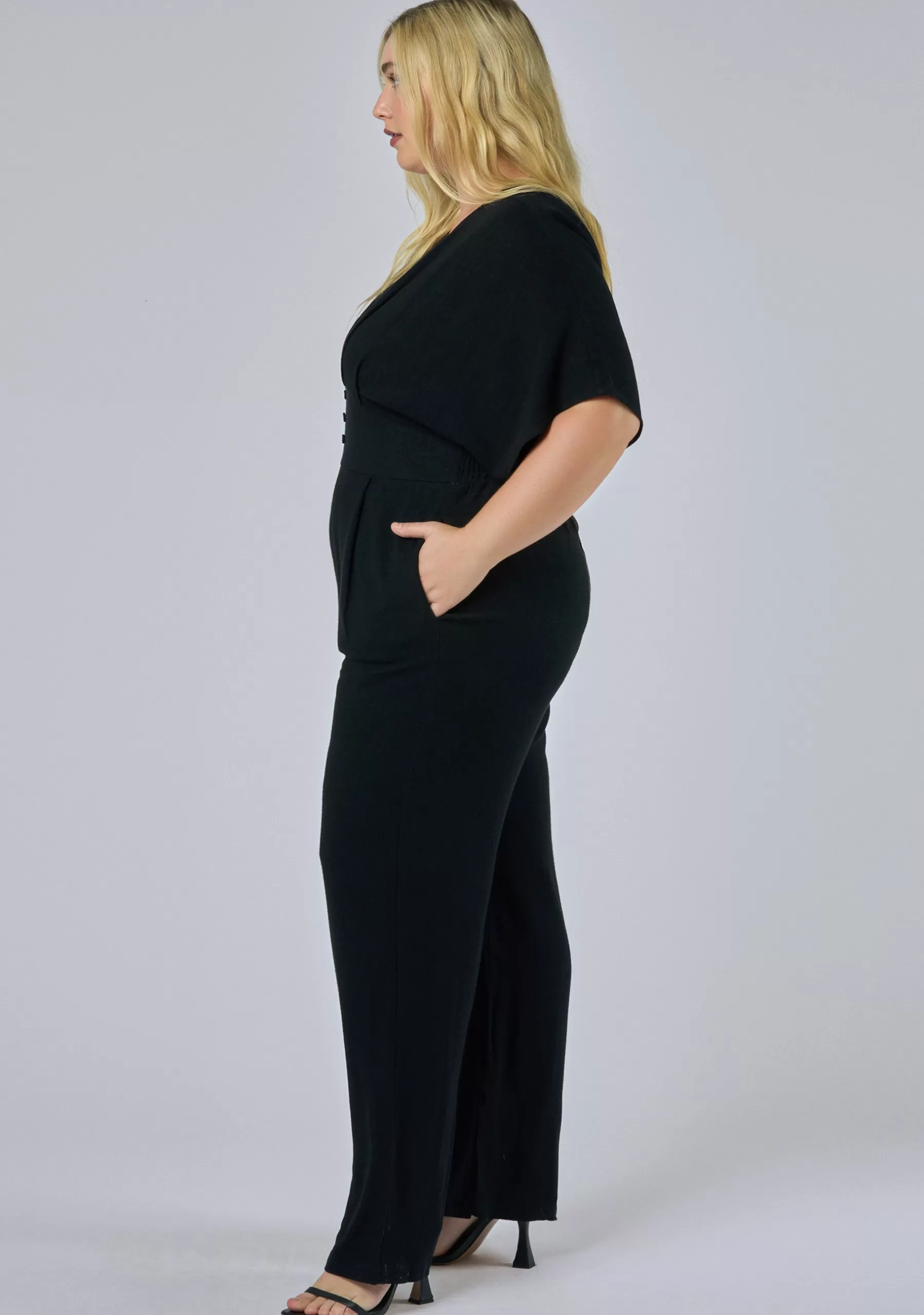 Curve Project Jumpsuits>Stage Dive Linen Jumpsuit