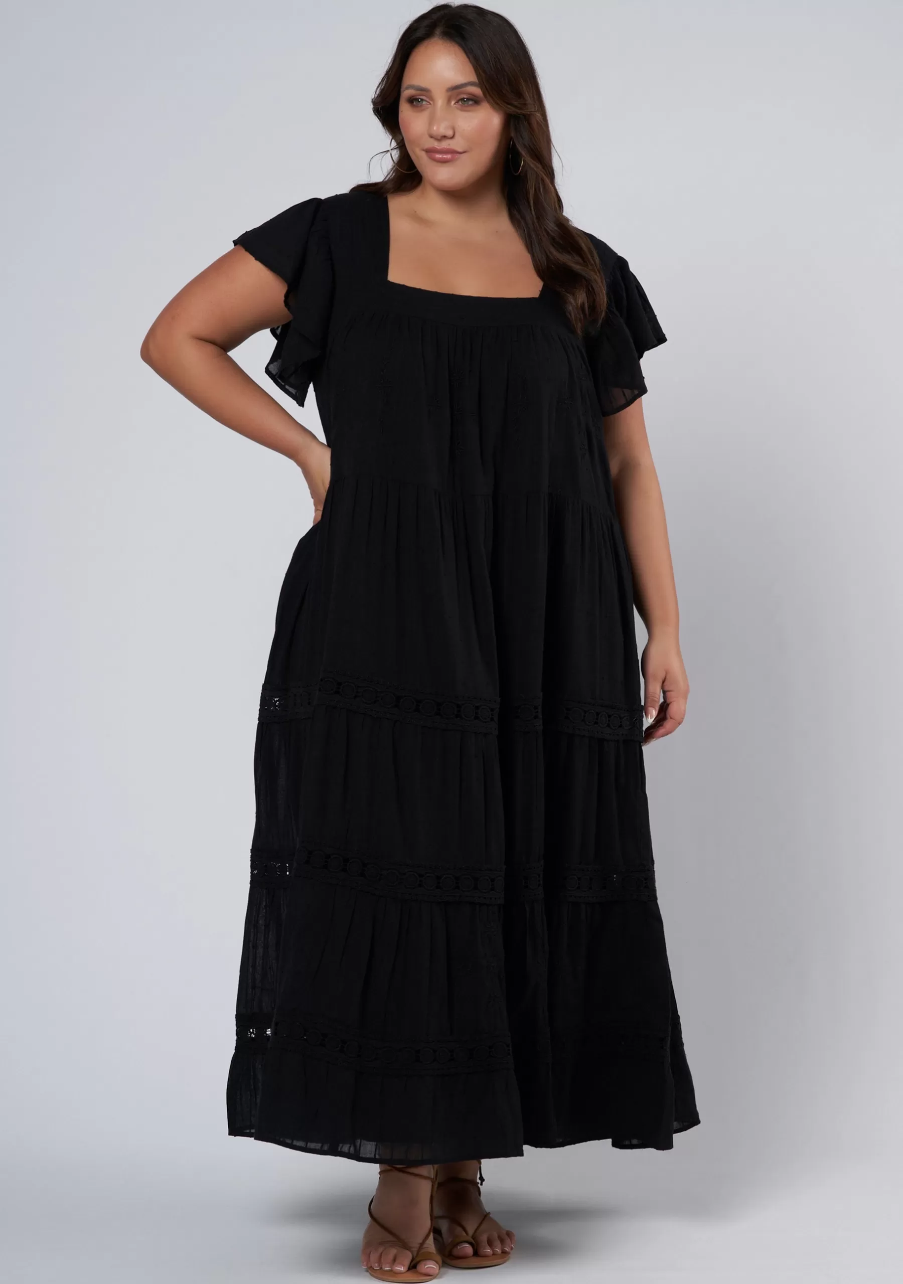 Curve Project Black Dresses | Maxi Dresses>Vintage Summer Maxi Dress