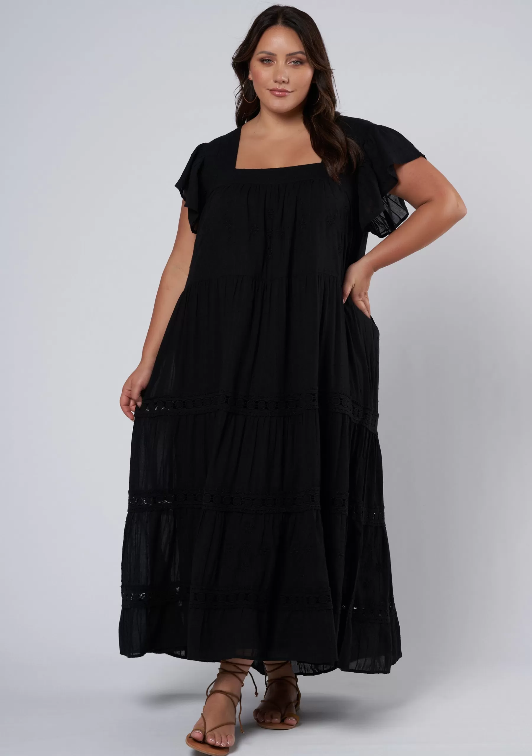 Curve Project Black Dresses | Maxi Dresses>Vintage Summer Maxi Dress