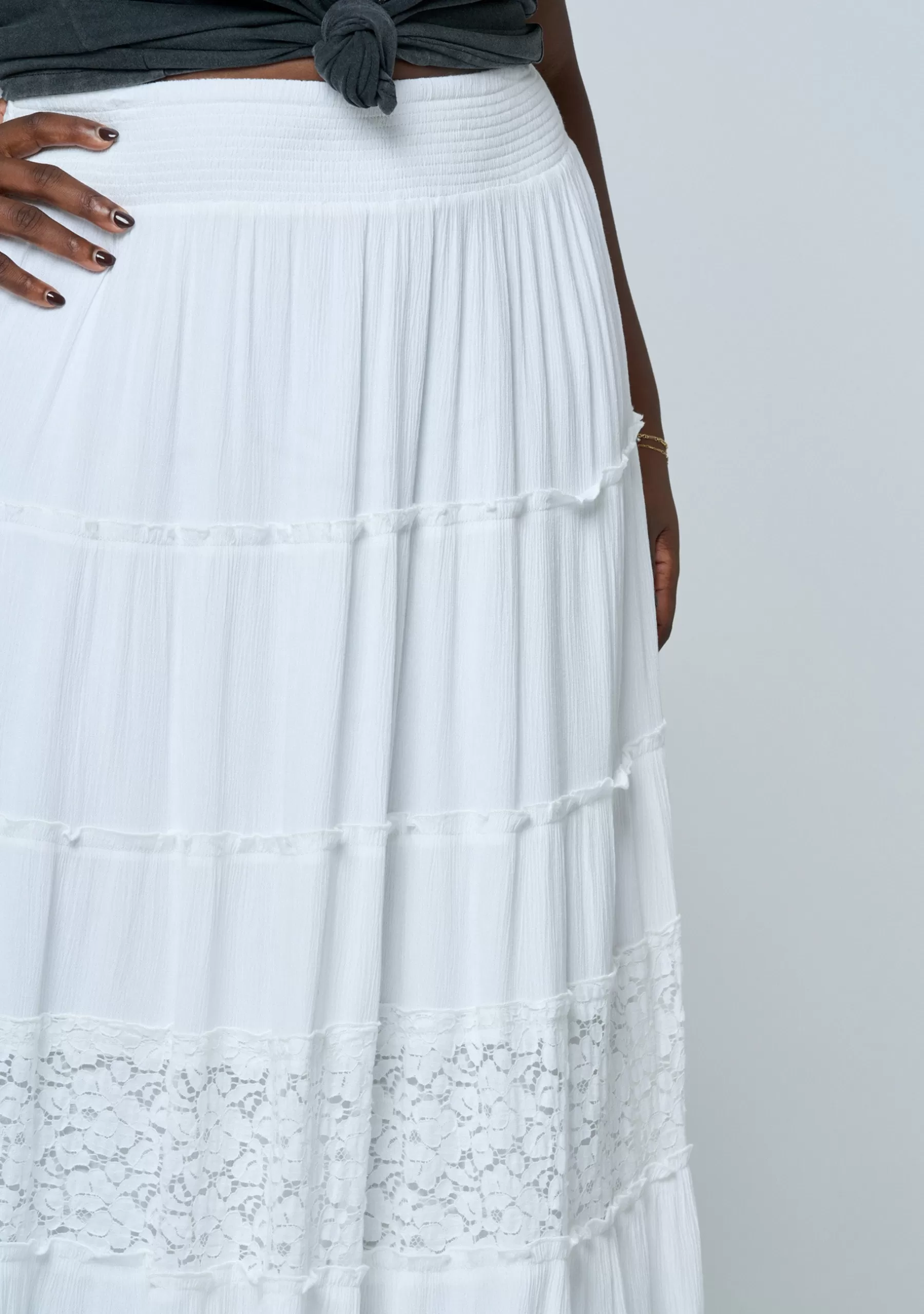 Curve Project Maxi Skirts>Vintage Vixen Maxi Skirt